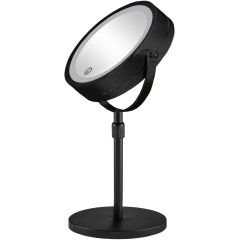 Kleine Wolke LED Mirror 8507926886 lusterko kosmetyczne 20.5x37 cm okrągłe z oświetleniem srebrny
