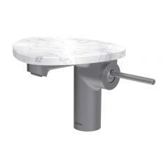Laufen Ada HF506702505060 bateria umywalkowa stojąca biała-stal