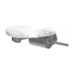 Laufen Ada HF506726505060 bateria umywalkowa podtynkowa biała-stal