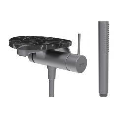 Laufen Ada HF506765506060 bateria wannowo-prysznicowa ścienna z termostatem czarna
