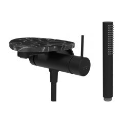 Laufen Ada HF506765516060 bateria wannowo-prysznicowa ścienna z termostatem czarna