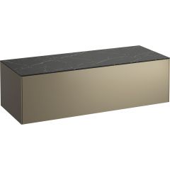 Laufen Sonar H4054200341421 szafka z blatem 117.5x45.5x34 cm podumywalkowa wisząca czarna