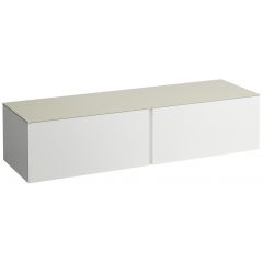 Laufen Il Bagno Alessi H4313300972601 szafka z blatem 160x50x37 cm podumywalkowa wisząca biały