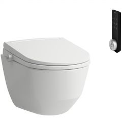 Laufen Cleanet Pro H600890000S002 toaleta myjąca z pokrętłem sterującym wisząca bez kołnierza biała