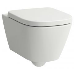 Laufen Meda H8201104000001 miska wc wisząca bez kołnierza spłukiwanie wirowe biały połysk