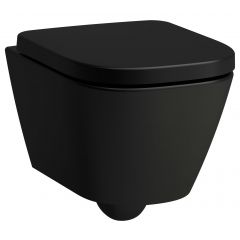 Laufen Meda H8201137160001 miska wc wisząca spłukiwanie wirowe czarny mat