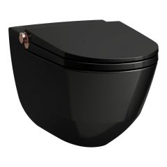 Laufen Cleanet Riva H8206910240001 toaleta myjąca wisząca bez kołnierza czarna