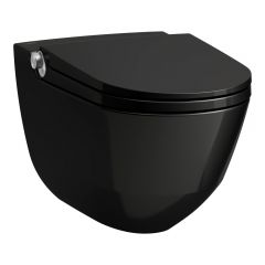 Laufen Cleanet Riva H8206910600001 toaleta myjąca wisząca bez kołnierza czarna