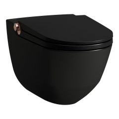 Laufen Cleanet Riva H8206917190001 toaleta myjąca wisząca bez kołnierza czarna