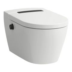 Laufen Cleanet Auria H8208414040001 toaleta myjąca wisząca bez kołnierza ze spłukiwaniem wirowym biała
