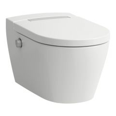 Laufen Cleanet Auria H8208424000001 toaleta myjąca wisząca bez kołnierza ze spłukiwaniem wirowym biała