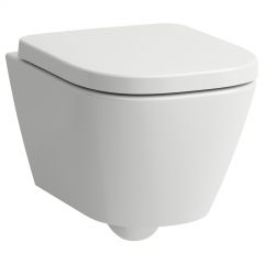 Laufen Meda H8661130000001 zestaw miska z deską wisząca bez kołnierza biały