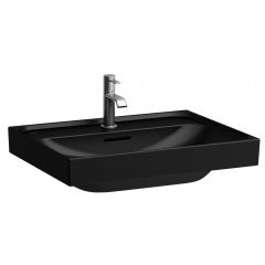 Laufen Meda H8101137161041 umywalka 60x46 cm prostokątna ścienna-meblowa czarna