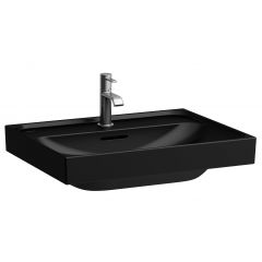 Laufen Meda H8101137161091 umywalka 60x46 cm prostokątna ścienna-meblowa czarna