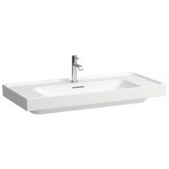 Laufen Meda H8101194001091 umywalka 100x46 cm prostokątna ścienna-meblowa biała