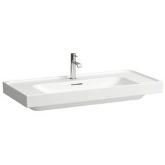 Laufen Meda H8101197571091 umywalka 100x46 cm prostokątna ścienna-meblowa biała