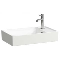 Laufen Meda H8121134001061 umywalka 60x35 cm prostokątna nablatowa biała