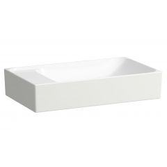 Laufen Meda H8121134001121 umywalka 60x35 cm prostokątna nablatowa biała
