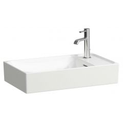 Laufen Meda H8121134001141 umywalka 60x35 cm prostokątna nablatowa biała