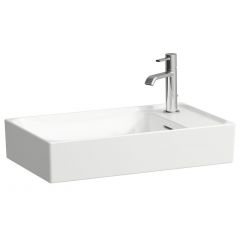 Laufen Meda H8121137571061 umywalka 60x35 cm prostokątna nablatowa biała