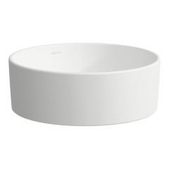 Laufen Savoy H8129417571121 umywalka 38x38 cm okrągła nablatowa biała