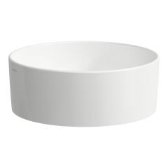 Laufen Savoy H8129427571121 umywalka 38x38 cm okrągła nablatowa biała