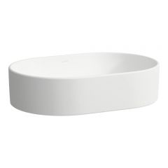 Laufen Savoy H8129447571091 umywalka 55x38 cm owalna nablatowa biała