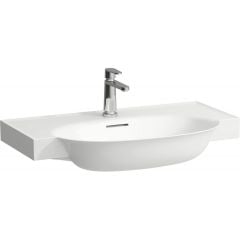 Laufen The New Classic H8138554001041 umywalka 80x48 cm półokrągła ścienna-meblowa biała