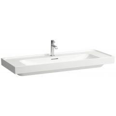 Laufen Meda H8141114001091 umywalka 120x46 cm prostokątna ścienna-meblowa biała