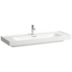 Laufen Meda H8141117571091 umywalka 120x46 cm prostokątna ścienna-meblowa biała