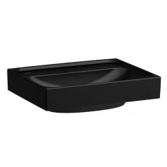 Laufen Meda H8151117161091 umywalka 45x35 cm prostokątna ścienna-meblowa czarna