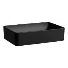 Laufen Savoy H8169447161121 umywalka 55x38 cm prostokątna nablatowa czarna
