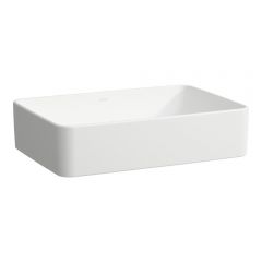 Laufen Savoy H8169447571091 umywalka 55x38 cm prostokątna nablatowa biała