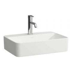 Laufen Savoy H8169457571111 umywalka 55x38 cm prostokątna nablatowa biała