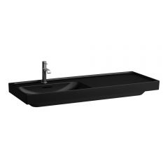 Laufen Meda H8171107161091 umywalka 120x46 cm prostokątna meblowa czarna
