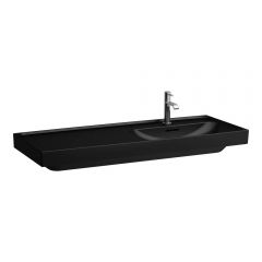 Laufen Meda H8171197161041 umywalka 120x46 cm prostokątna meblowa czarna