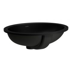 Laufen Savoy H8189437161551 umywalka 50x41 cm owalna podblatowa czarna