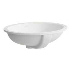 Laufen Savoy H8189437571551 umywalka 50x41 cm owalna podblatowa biała
