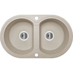 Laveo Dafne SBD420T zlewozmywak granitowy 78x47 cm