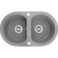 Laveo Dafne SBD520T zlewozmywak granitowy 78x47 cm