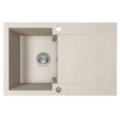 Laveo Chichi SBH411Y zlewozmywak granitowy 74x48 cm beżowy