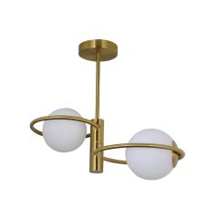 Light Prestige Dorado LP0022Cring lampa wisząca 2x10 W złota
