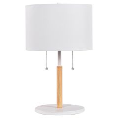 Light Prestige Fogo LP03042TWH lampa stołowa 2x15 W biała