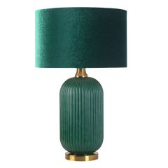 Light Prestige Tamiza LP15151TBIGGREEN lampa stołowa 1x40 W zielona-złota