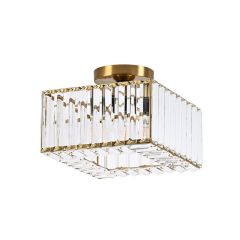 Light Prestige Vetro LP29101CGDsquare plafon 1x15 W złoty
