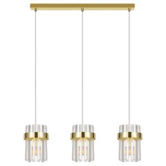 Light Prestige Vetro LP29103LGD lampa wisząca 3x10 W złota