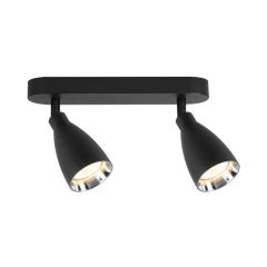 Light Prestige Campana LP31032WSBK lampa podsufitowa 2x8 W czarna
