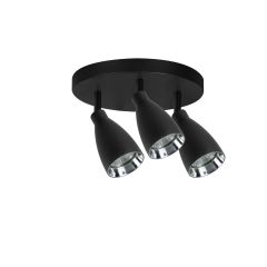Light Prestige Campana LP31033CBK lampa podsufitowa 3x8 W czarna