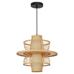 Light Prestige Astra LP31101PNT lampa wisząca 1x15 W ratan