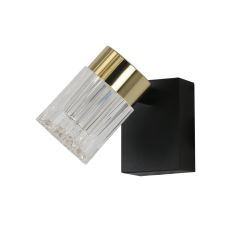 Light Prestige Erovia LP59231WSGD lampa podsufitowa 1x6 W czarna-złota